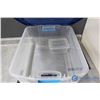 Image 2 : Sterilite Large 12 gal. & Small 2.1L Plastic Storage Containers