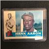 Image 1 : 1960 Topps #300 Hank Aaron