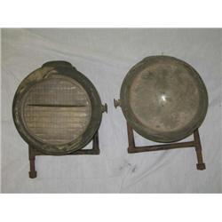 2 Early 1900's automotive lights
