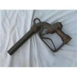 Large all brass trunk fuel fill nozzle