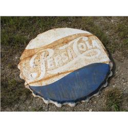 Original Pepsi-Cola 40" Cap sign