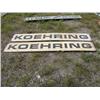 Image 1 : 2 Koehring Signs 6' x 12"