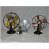 Image 1 : brass plated table fans