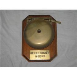 all brass boxing ring & barrel