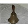Image 1 : large brass school bell