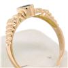 Image 2 : Vintage 18kt Rose Gold 0.68 ctw Sapphire and Diamond Ring