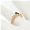 Image 5 : Vintage 18kt Rose Gold 0.68 ctw Sapphire and Diamond Ring