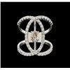 Image 2 : 1.41 ctw Diamond Ring - 14KT White Gold