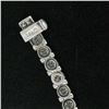 Image 8 : 18kt White Gold 3.48 ctw Diamond Line Tennis Bracelet