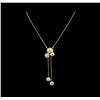 4.88 ctw Diamond Necklace - 14KT Yellow and White Gold