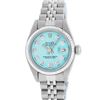 Image 2 : Rolex Ladies Stainless Steel Ice Blue Diamond 26MM Datejust Wristwatch