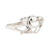 Image 1 : 0.02 ctw Diamond Ring - 10KT White Gold