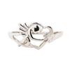 Image 2 : 0.02 ctw Diamond Ring - 10KT White Gold