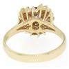 Image 6 : 14kt Yellow Gold 1.00 ctw Sapphire Ring w/ Baguette Diamond Ballerina Halo Ring