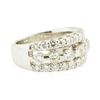 Image 1 : 1.90 ctw Diamond Anniversary Ring - 14KT White Gold