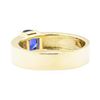 Image 3 : 1.60 ctw Sapphire Mens' Band - 14KT Yellow Gold