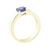 Image 4 : 1.60 ctw Sapphire Mens' Band - 14KT Yellow Gold
