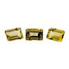 Image 1 : 24.04 ctw.Natural Emerald Cut Citrine Quartz Parcel of Three