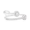 Image 1 : 0.83 ctw Diamond Ring - 14KT White Gold