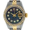Image 2 : Rolex Ladies 2 Tone Yellow Gold Tahitian MOP Diamond Datejust Wristwatch