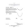 Image 3 : 28.5 ctw Diamond Necklace - 14KT Gold, White And Black Rhodium