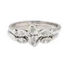 Image 2 : 0.50 ctw Diamond Wedding Set - 18KT White Gold