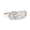 Image 1 : 0.54 ctw Diamond Ring - 18KT White Gold