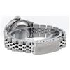 Image 8 : Rolex Ladies Stainless Steel Slate Grey Stamp Diamond & Ruby Datejust Wristwatch