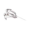 Image 2 : 1.25 ctw Diamond Pendant-Pin - 18KT White Gold