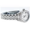 Image 3 : Rolex Ladies Stainless Steel Silver Diamond 26MM Datejust Wristwatch