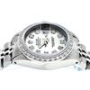 Image 4 : Rolex Ladies Stainless Steel Silver Diamond 26MM Datejust Wristwatch