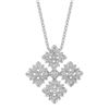 Image 1 : 18k White Gold 0.85CTW Diamond Pendant, (SI3-I1/H-I)