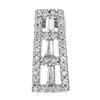 Image 1 : 14k White Gold  0.39CTW Diamond Pendant