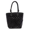 Image 1 : Chanel Black Quilted Leather Small Ligne Cambon Bucket Tote