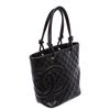 Image 3 : Chanel Black Quilted Leather Small Ligne Cambon Bucket Tote