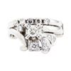 Image 2 : 0.65 ctw Diamond Wedding Ring - 14KT White Gold