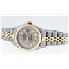 Image 5 : Rolex Ladies 2 Tone Yellow Gold Slate Grey Diamond 26MM Datejust Wristwatch