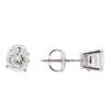 Image 2 : 1.40 ctw Diamond Stud Earrings - 14KT White Gold
