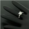 Image 3 : Antique Art Deco Platinum 1.30 ctw Old European Diamond Solitaire Engagement Rin