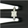 Image 4 : Antique Art Deco Platinum 1.30 ctw Old European Diamond Solitaire Engagement Rin