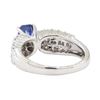 Image 3 : 2.22 ctw Sapphire and Diamond Ring - 18KT White Gold