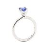 Image 4 : 1.62 ctw Sapphire and Diamond Ring - Platinum
