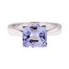 Image 2 : 2.56 ctw Blue Sapphire Ring - 14KT White Gold