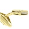 Image 5 : French 18k Yellow Gold Marina B 1.20 ctw FANCY Yellow Trillion Diamond Cuff Link