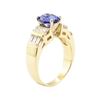 Image 4 : 2.41 ctw Blue Sapphire And Diamond Ring - 14KT Yellow Gold