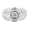 Image 2 : 0.74 ctw Diamond Ring - 14KT White Gold