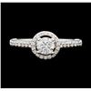 Image 2 : 0.79 ctw Diamond Ring - 14KT White Gold