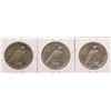 Image 2 : Lot of (3) 1926-D $1 Peace Silver Dollar Coins