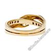 Image 9 : Carrera y Carrera 18kt Yellow Gold 0.16 ctw Diamond and Folded Hands Band Ring