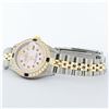Image 5 : Rolex Ladies 2 Tone Yellow Gold Pink MOP Ruby & Sapphire Datejust Wriswatch
